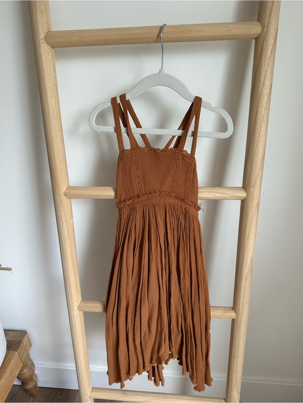 Joyfolie Rust Brown Dress